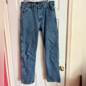 Wrangler Men's Straight Blue Jeans